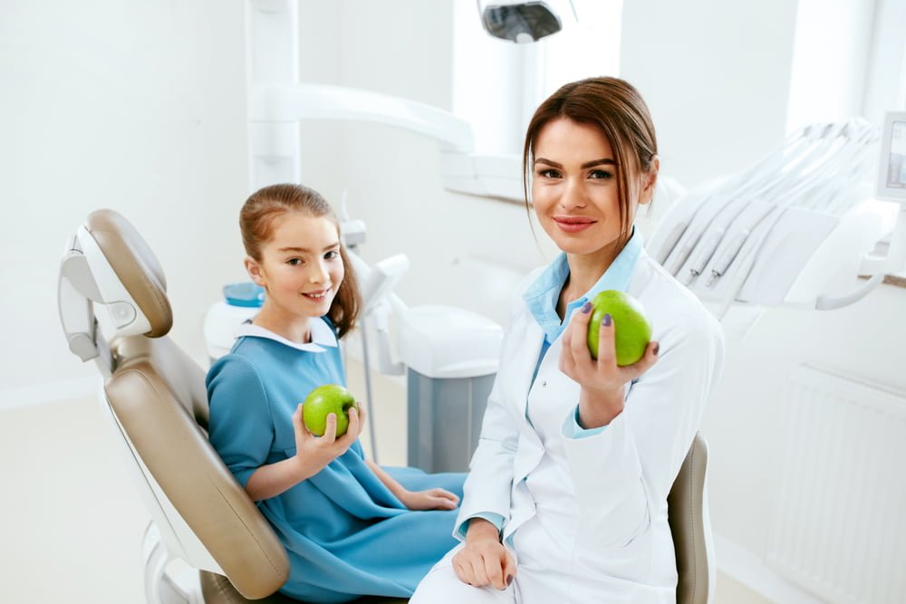 fruits promote child dental care